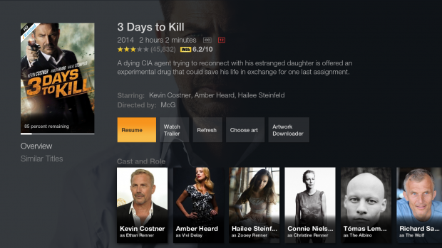 FTV Skin f&uuml;r Kodi - Filmangaben (Bild: Hitcher)